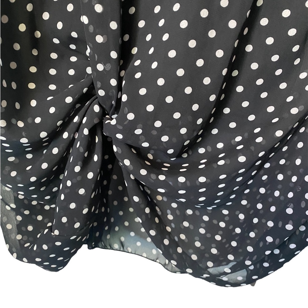 Miaoran Fashion Black and white polkadot dress - Picture 2 of 5